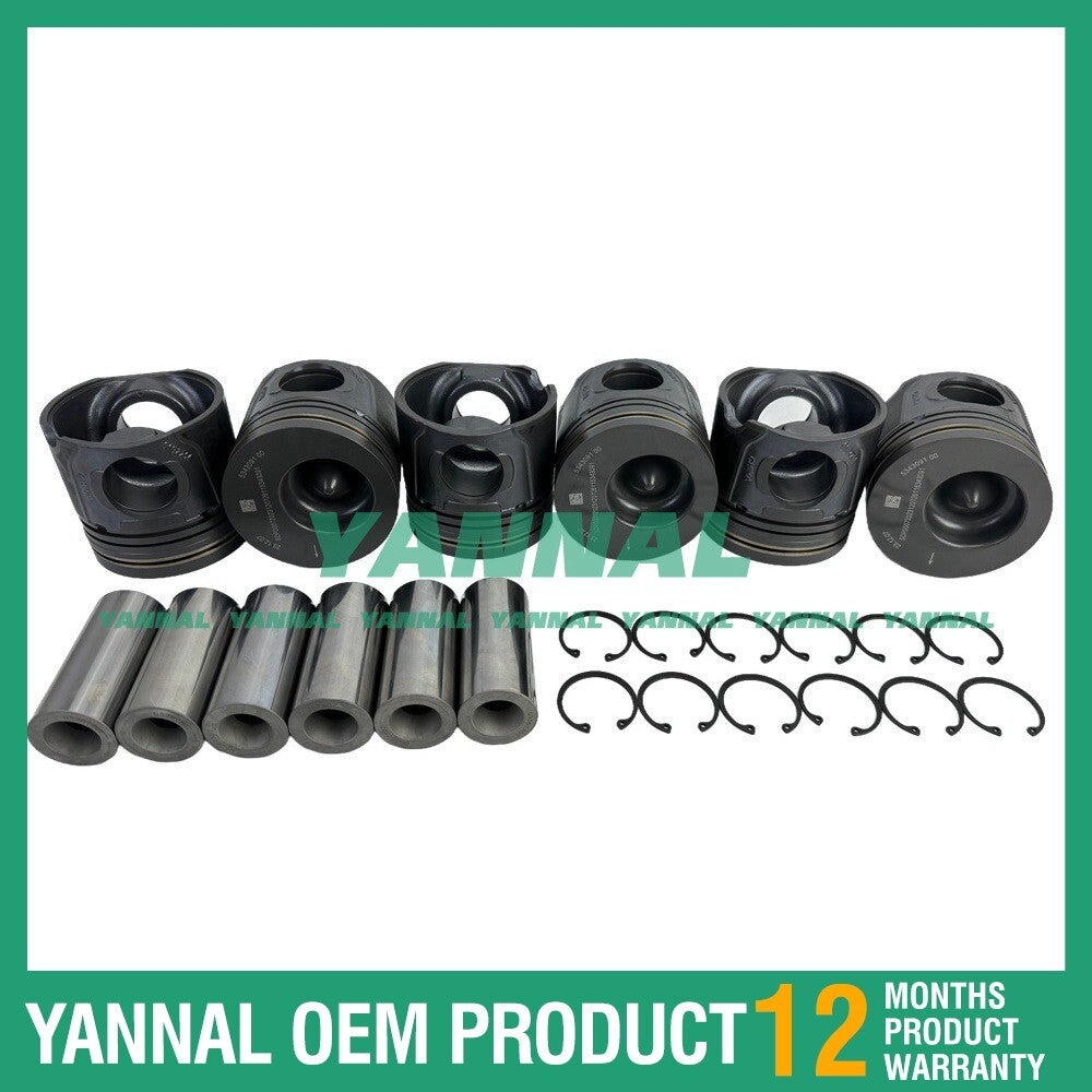 6X 5343091 3920692 5267807 Piston std size 116 mm suitable for 6LTAA 9.3 engine