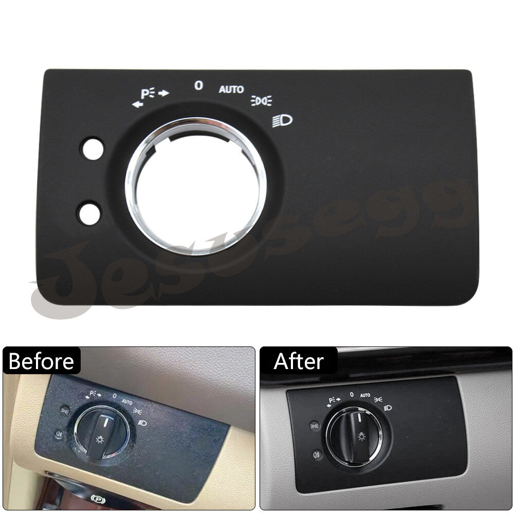 Fits Mercede X164 GL450 ML350 2006-13 Headlight Control Switch Cover Black