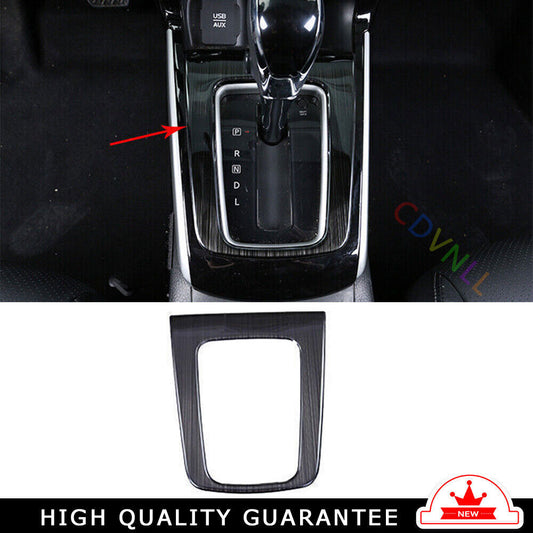 Car Console Gear Shift Frame Cover Trim for Nissan Sentra 2013-19 Black Titanium