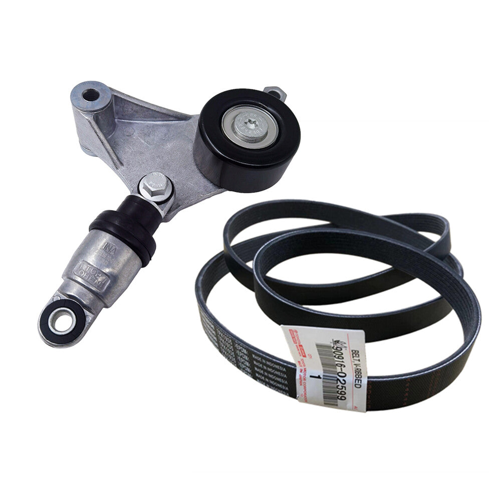 for Toyota for Camry Rav4 Highlander 2.4 2002-2006 INA Belt Tensioner  Belt Kit
