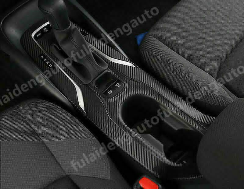 for Toyota for Corolla 2019-2024 Carbon Fiber Inner Gear Shift Box Panel Cover Trim