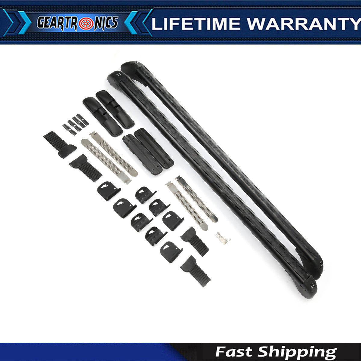 Car Top Roof Rack Cross Bar 39.4 Luggage Carrier Aluminum w/ Lock Universal KY