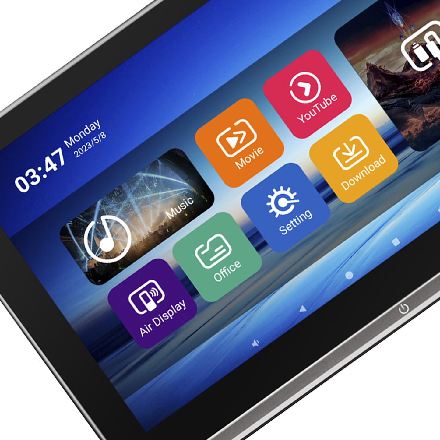 11.6-inch Car Headrest Monitor 2+32GB Android 11 Bluetooth Touchscreen Player WIFI