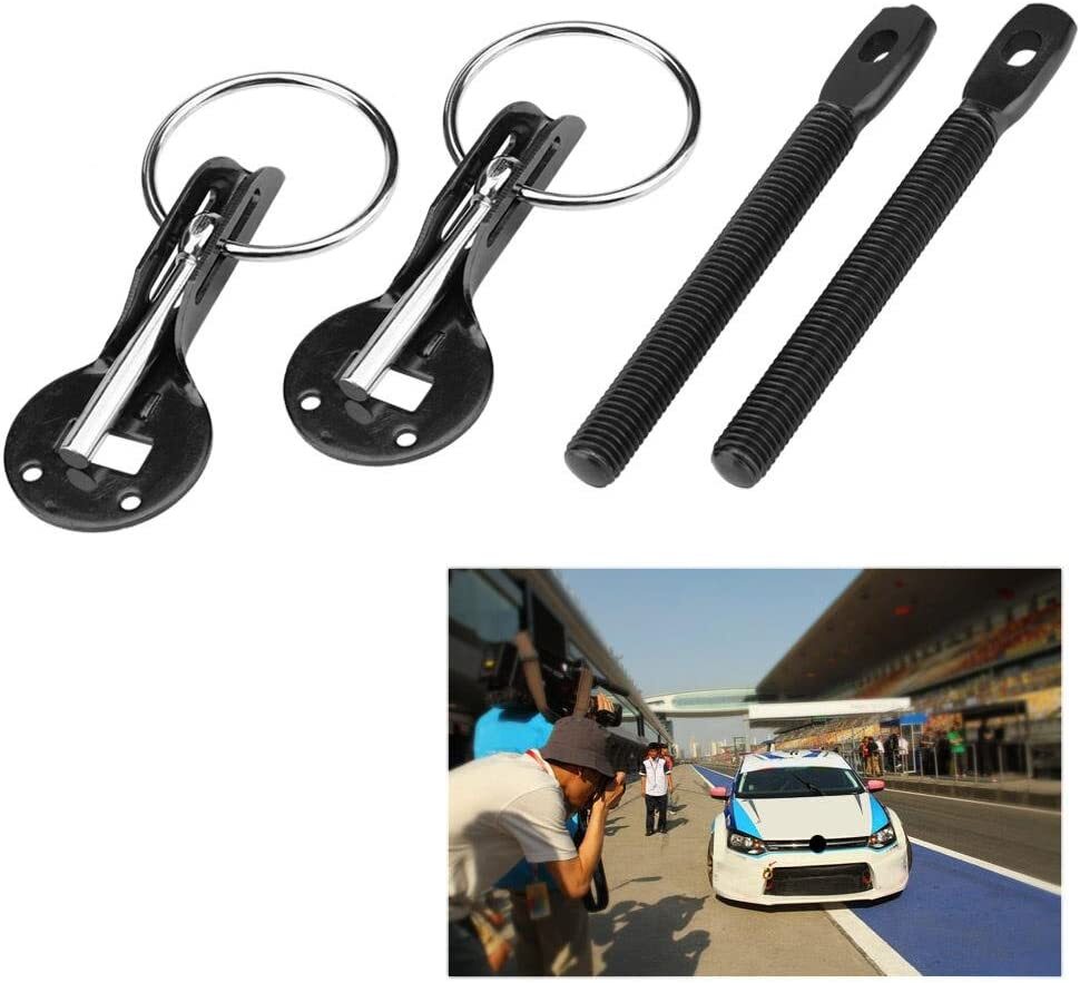Racing car cover pin universal cap for car latch pin key lock kit