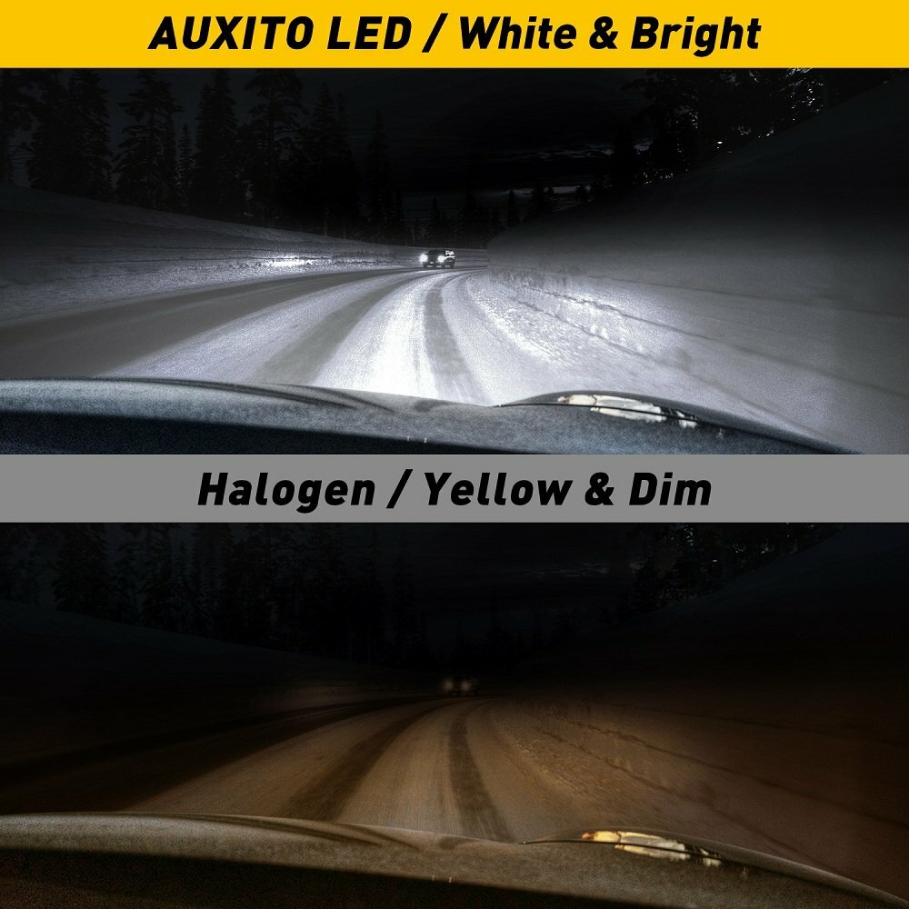 AUXITO 24000LM LED Senior Clinic 9007 HB5 High/Buddha Light Bright White Light 6500K (Da Yu)