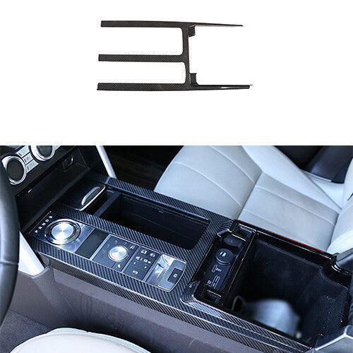 Center Console 17-20 Gear Shift Frame for Land Rover Discovery Dry Carbon Fiber