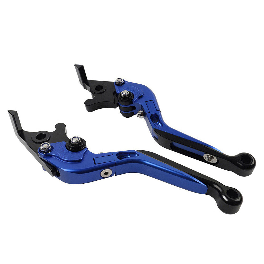 CNC Folding Extendable Brake Clutch Levers for BMW G310R/G310GS 2017-2021 Blue
