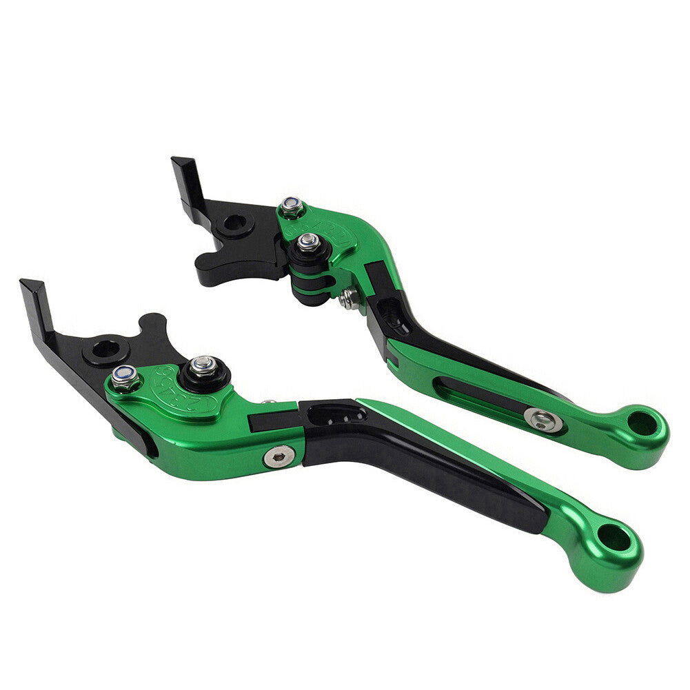 CNC Folding Extendable Brake Clutch Levers for Honda CBR125R CBR150R Green