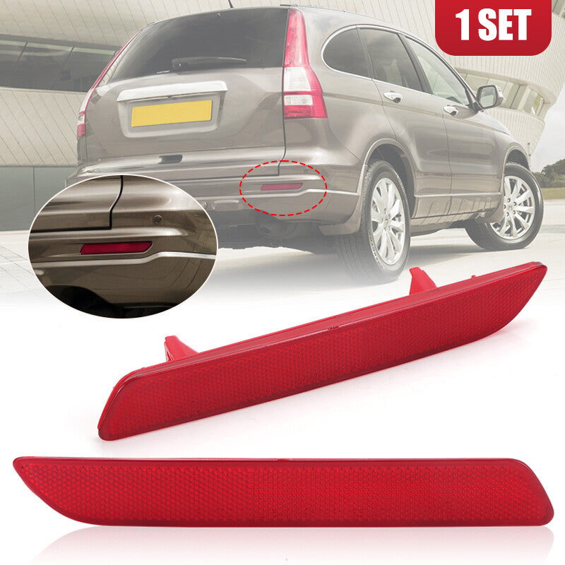 2pcs Rear Bumper Reflector Side Marker Light Cover For 2010 2011 for Honda CRV CR-V
