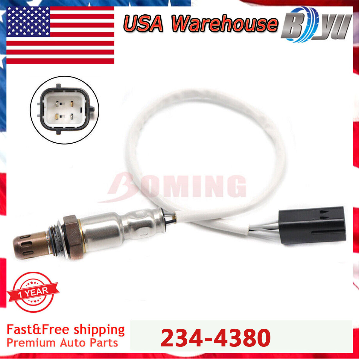 Oxygen O2 Sensor Downstream 234-4380 for Nissan Sentra Maxima Versa Murano Rogue