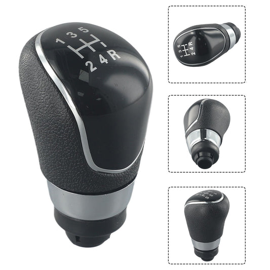 5 Speed Manual Car Gear Shift Knob PU Leather Shifter for Ford Focus MK2 FL MK3