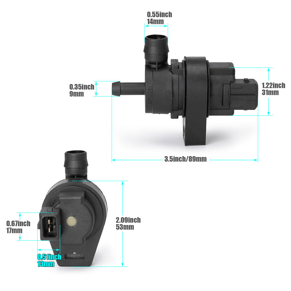 1998 - 2003 Applicable to E39 for BMW 540i 525i 528i 530i Steam Tank Clearing Valve Solenoid Valve