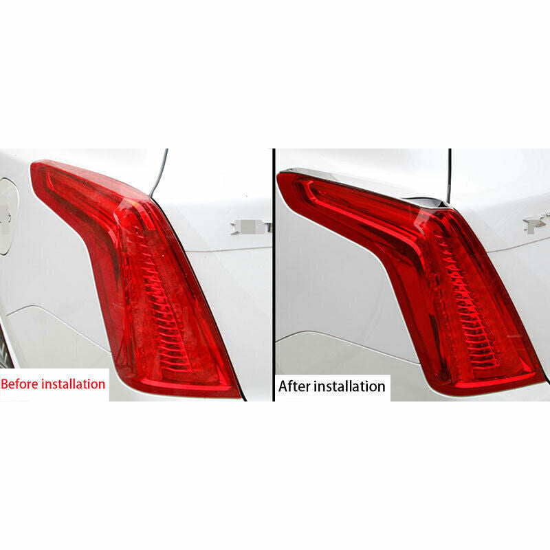 Fit for Cadillac XT5 2016-2020 Chrome Steel Rear Tail Light Lamp Strip Trim 2Pcs