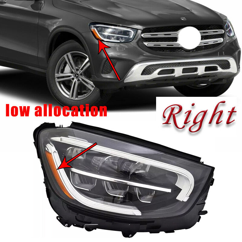 new, for Mercedes-Benz GLC300, GLC, GLC43, 2020-22, one right-hand headlight unit