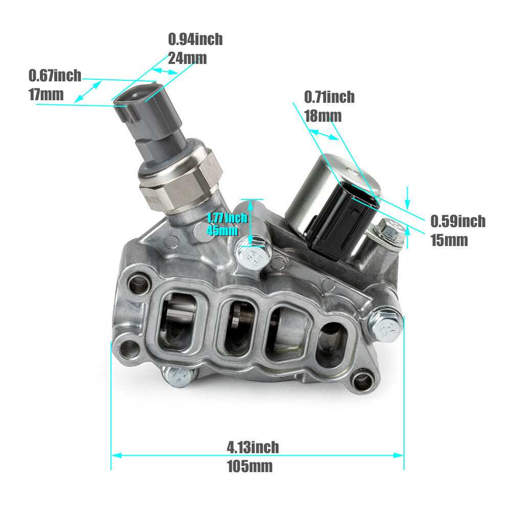 1x VTEC Solenoid Spool Valve W/Gasket 15810RDVJ02 Fits for HONDA PILOT 2006-2008