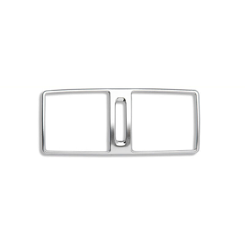 Car Rear Air Outlet Vent Frame Trim Inner for Nissan Sentra 2020-22 Silver Steel
