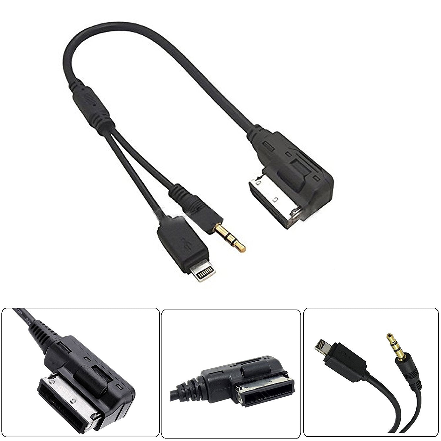 Suitable for Audi for VW car media audio USB music cable interface AMI MDI MMI AUX adapter