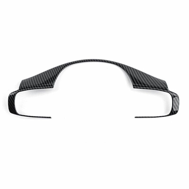 Carbon Fiber ABS Car Steering Wheel Frame Button Cover Trim for Kia K5 2021-2023