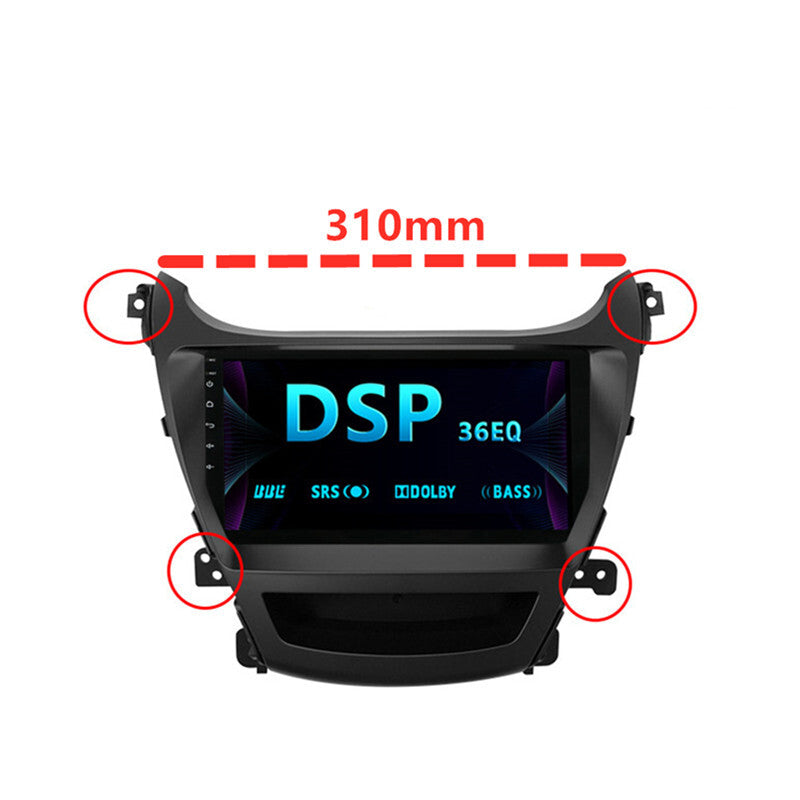 Android Car GPS Navigation Multimedia Player for Elantra 14-16 Auto Radio Stereo