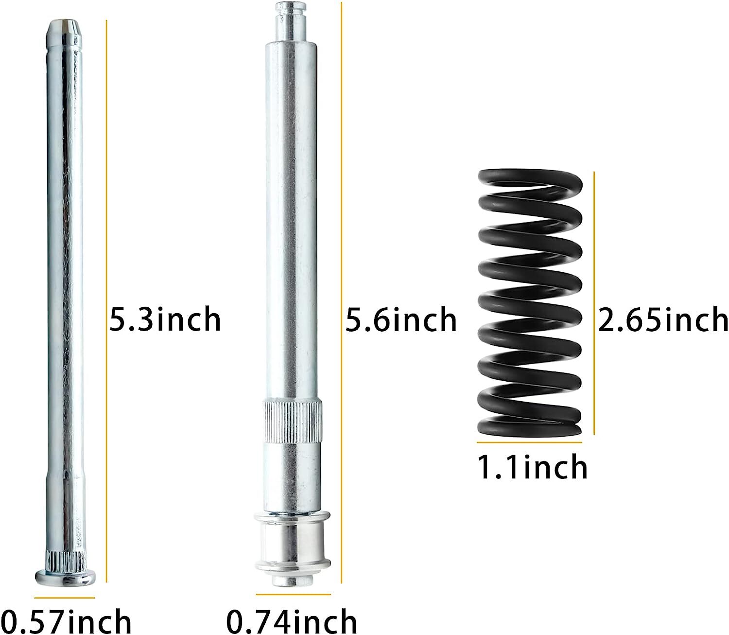 Silver front door hinge pin bushing spring kit for Chevrolet for GMC pickup truck SUV