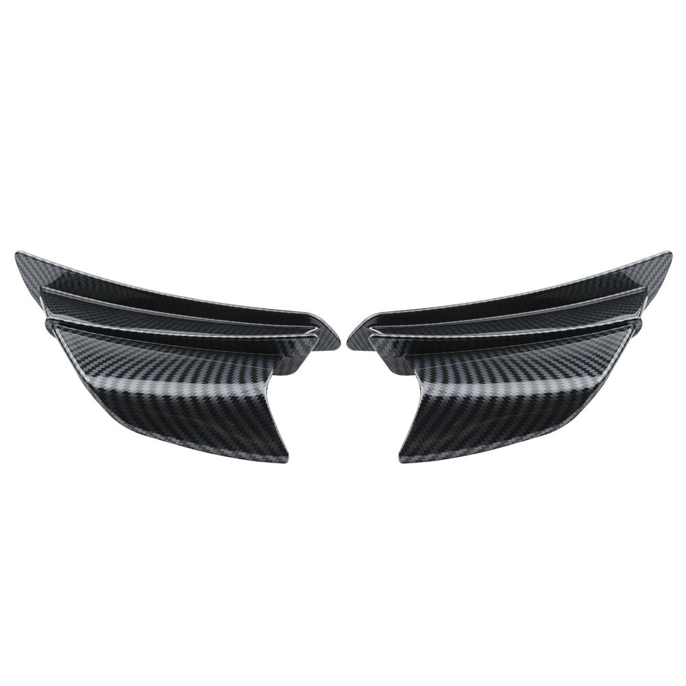 Universal Winglet Aerodynamic Wing Kit Spoiler for HONDA CBR650R CBR650F Carbon