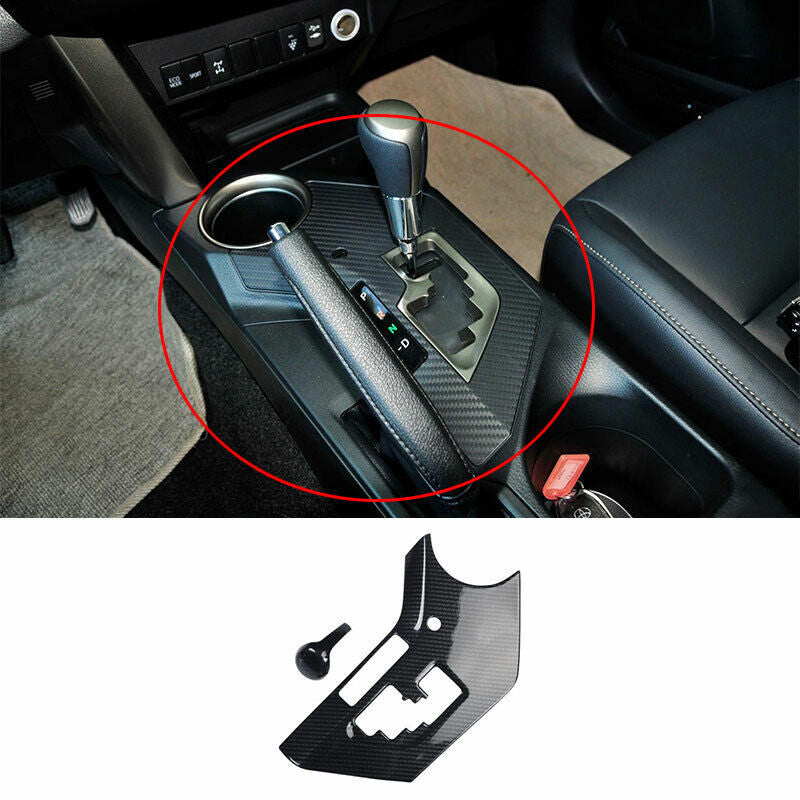 For 2013-2015 for Toyota RAV4 Carbon Fiber ABS Central Console Gear Shift Panel Trim