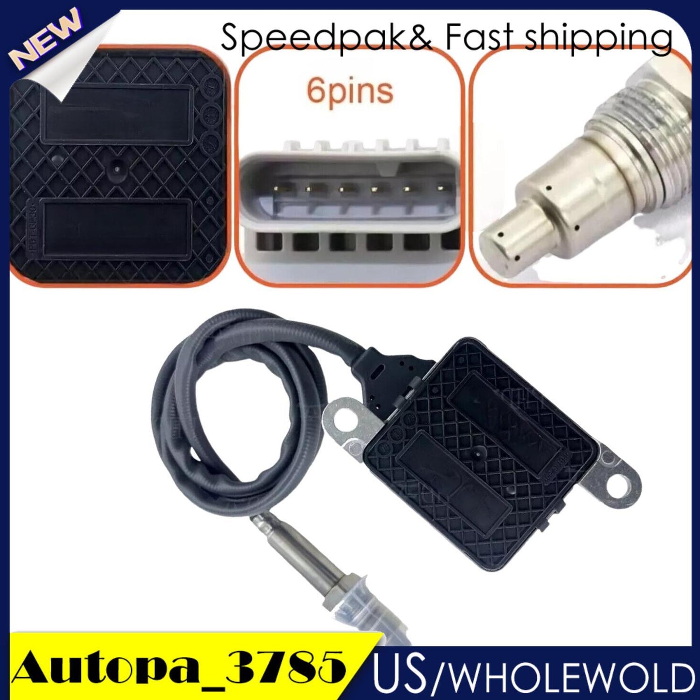12718676 Nitrogen Oxide Sensor Position 2 Fit 2017-2019 GM for Chevrolet Silverado
