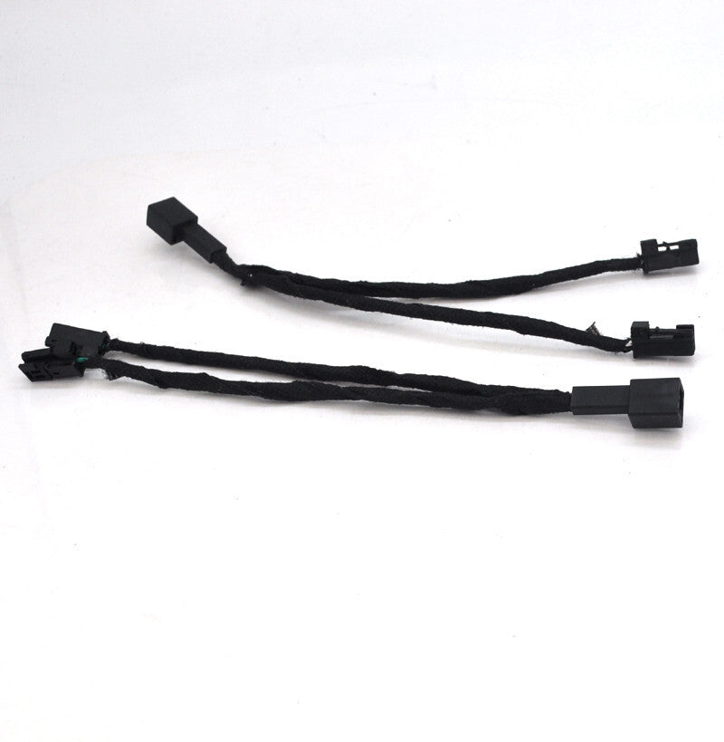Set 2 SPEAKER ADAPTER PLUGS CABLE Y splitter for Mercedes C CLASS W205 W212 GLC
