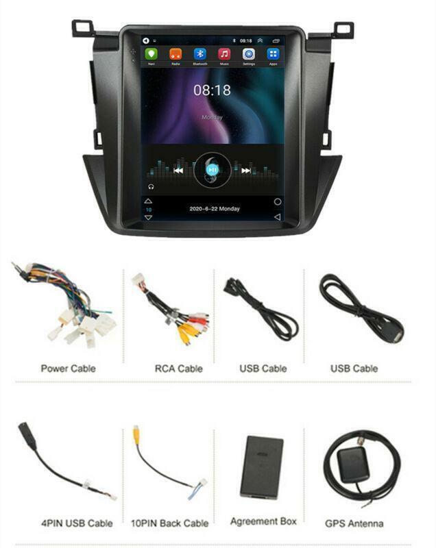 Auto AC 9.7 Android 10.1 Stereo Radio GPS Player Wifi for Toyota Car RAV4 13-18