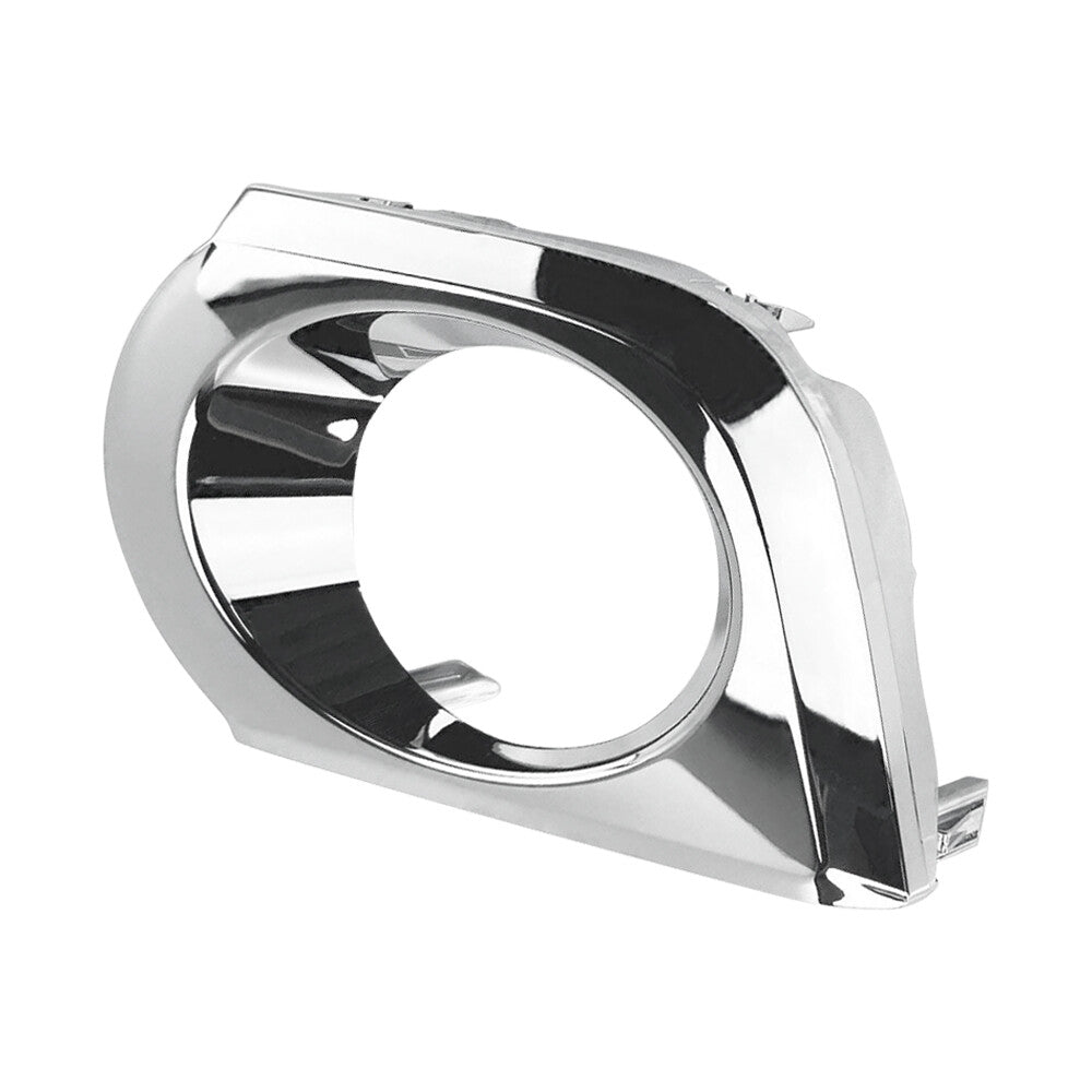 Front Left Fog Light Cover Trim Bezel Chrome Replacement for 4Runner 2010-2013