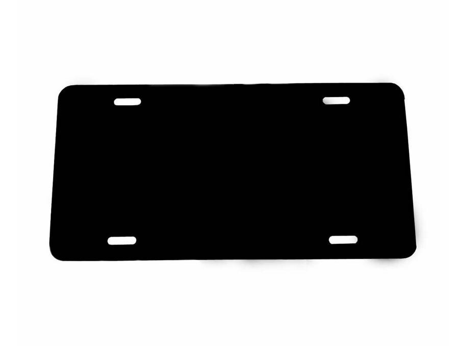 Custom black lettering on car license plate cover/cap for Kia for Lexus