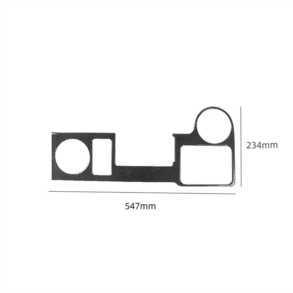 Carbon Fiber Central Control Gear Shift Panel Trim For Toyot@ FJ Cruiser 2007-21