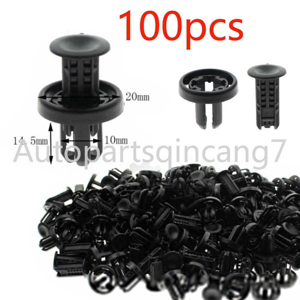 100x Push Type Clips Fits for Honda for Acura Part 91505-TM8-003 Bumber under cover