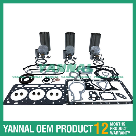 new D902 overhaul kit with gaskets for Kubota ZD1021, ZD323, 450, and BX25D tractors.
