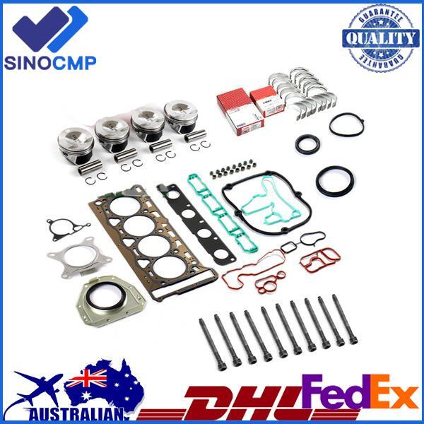 Engine Overhaul Repair Pistons Gaskets Bearing Kit for 2.0TFSI for Audi for VW CDN CCZB