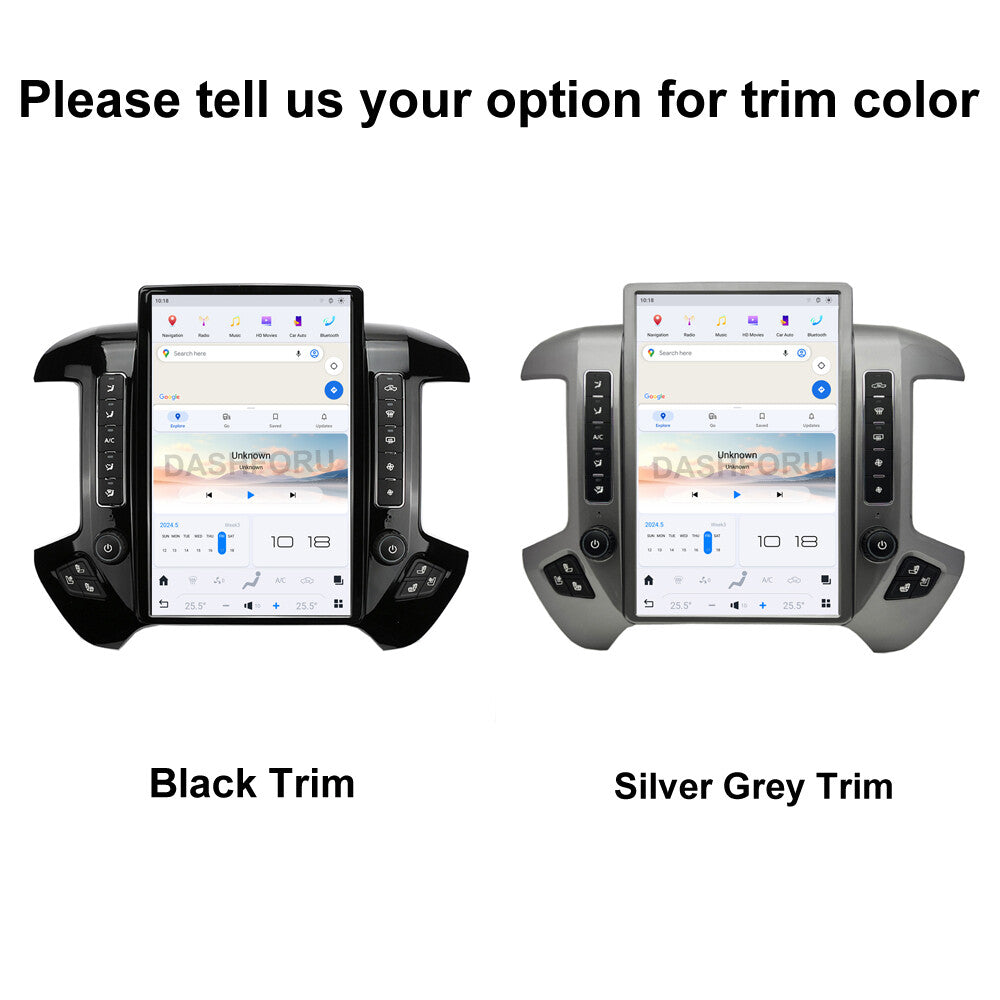 for Chevrolet Silverado 2013-2019 Android 13 Vertical Screen 2K 14.4¡å GPS radios