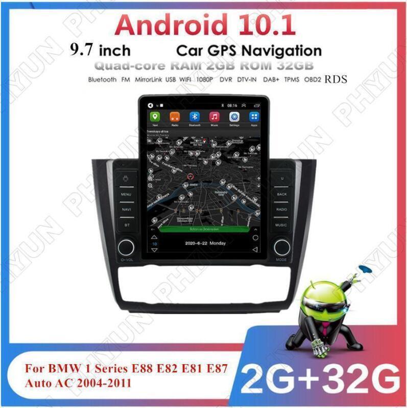 GPS Navigation for BMW 1 Series E88 E82 E81 E87 Auto AC 04-11 9.5 Stereo Radio