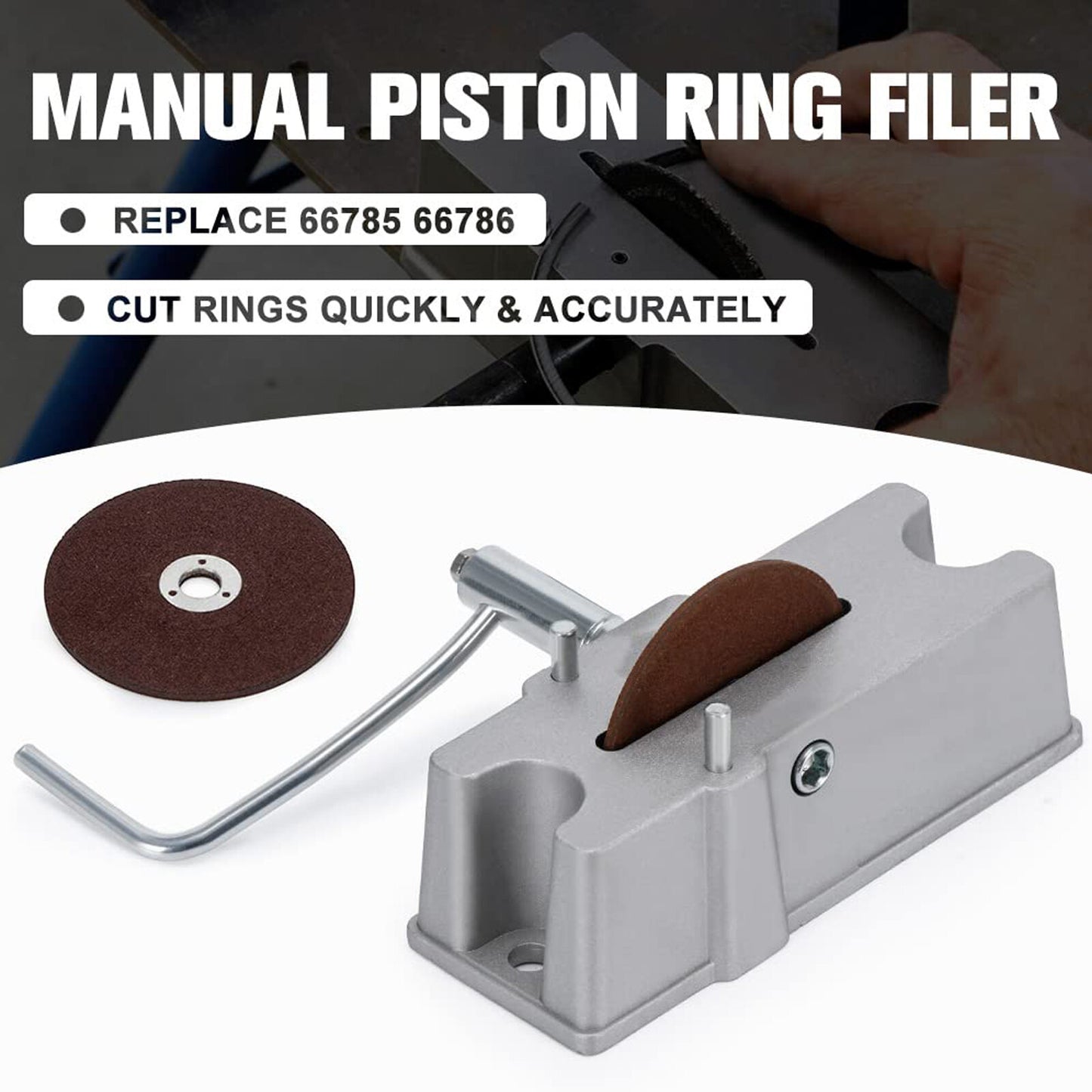 120 Grit Proform Manual Piston Ring End Gap Filer Grinder Tool Grinding 66785 US