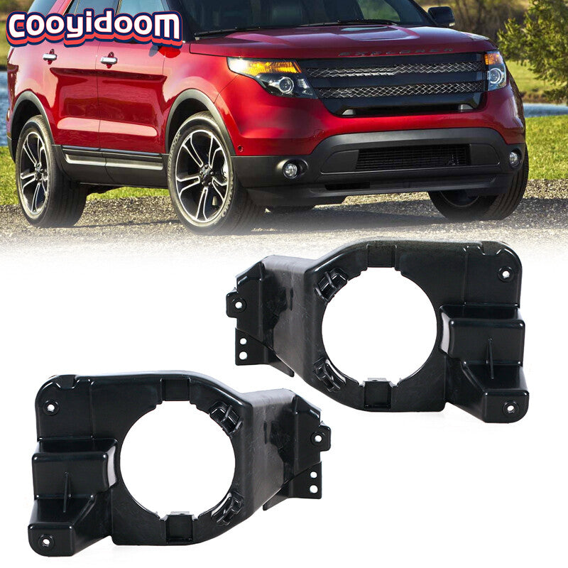 For 2011-2015 for Ford Explorer New 1 Pair Side Fog Light Bracket Plastic