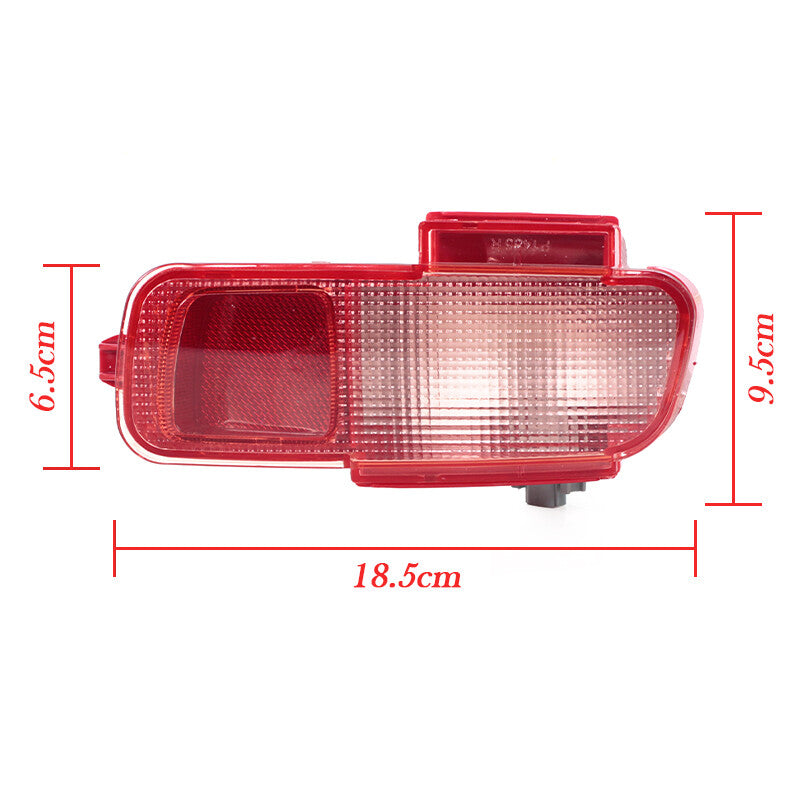 1. Dual rear fog lights for Honda Stream RN1 RN3 2001 - 2003 rear bumper reflectors