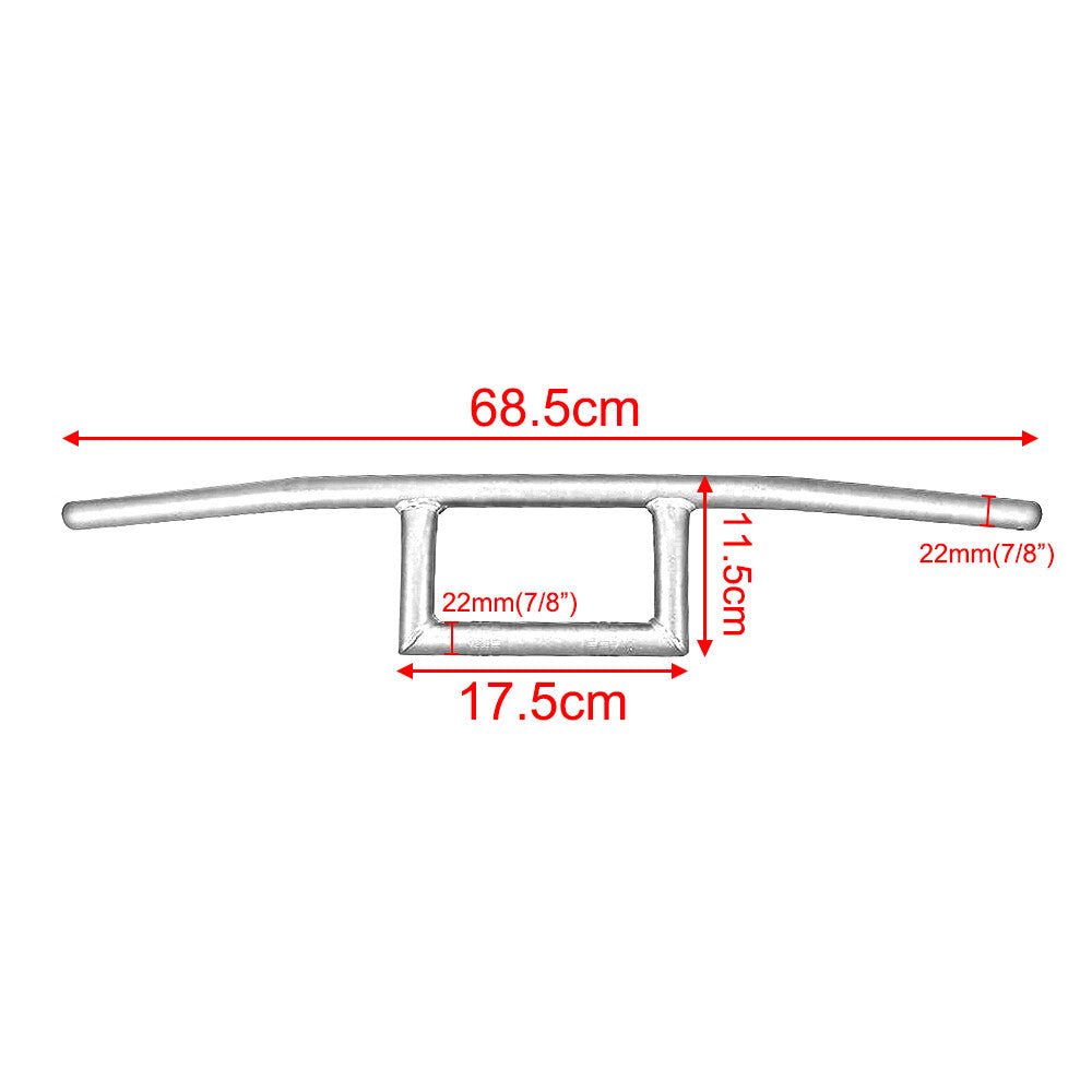 Motorcycle 7/8 Drag Z Bar Handlebar for Suzuki Chopper Bobber Custom Universal