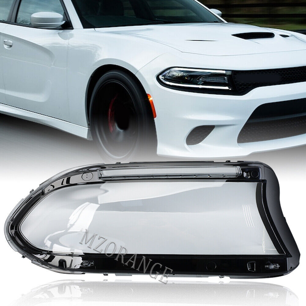 F¨¹r for Dodge Charger 15-22 Scheinwerferglas Linse Scheinwerfer Abdeckung Rechts