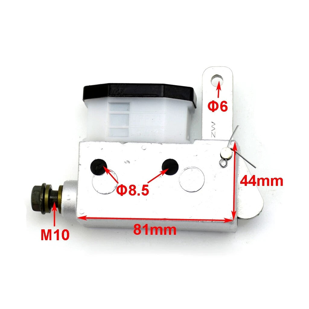 12.7mm Rear Foot Brake Master Hydraulic Cylinder Pump Performance Go Kart Buggy