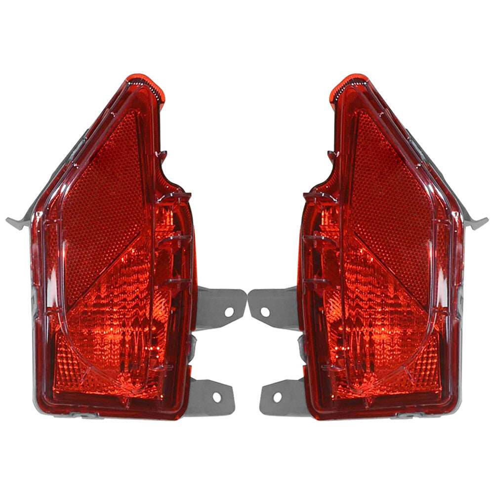 2x Rear Left Right Bumper Fog Light Reflector Lamp Fits For RAV4 2016-2018