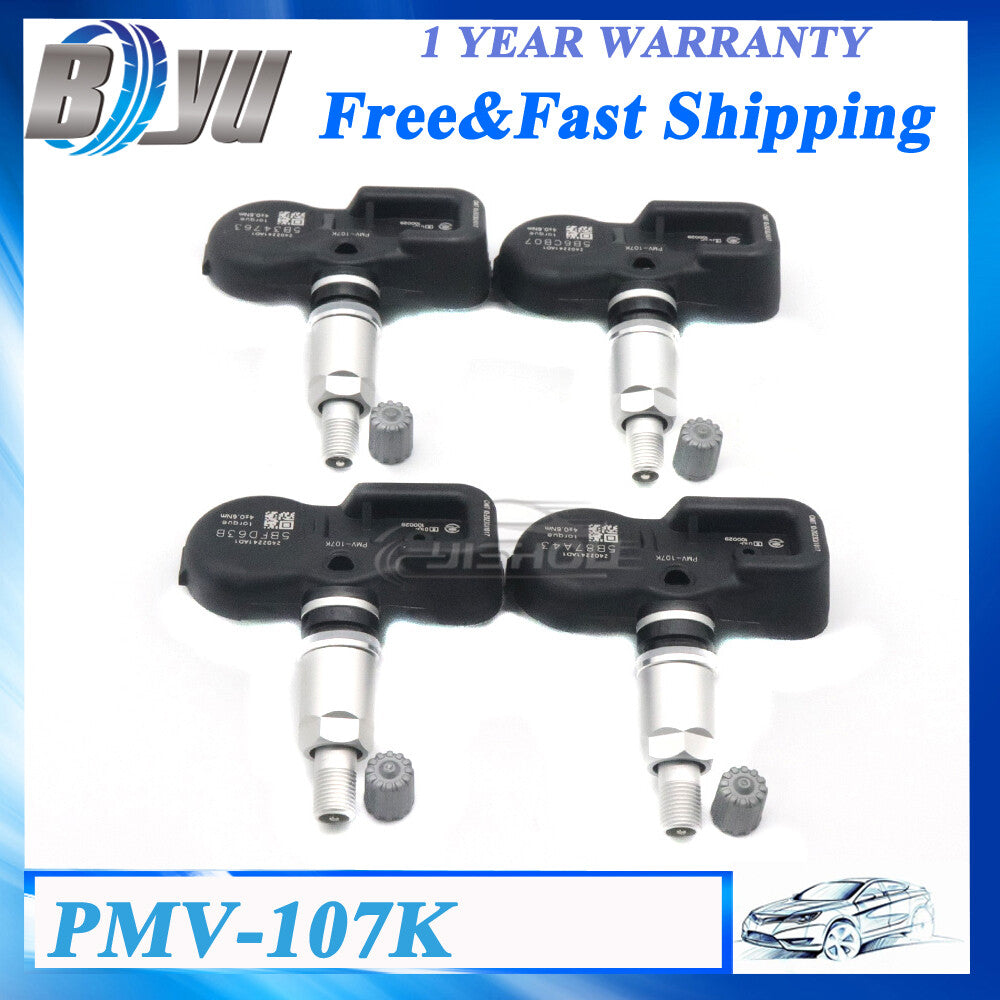 4X TPMS Tire Pressure Sensor PMV-107K 42607-50010 42607-50011 FOR 05-12 for Lexus