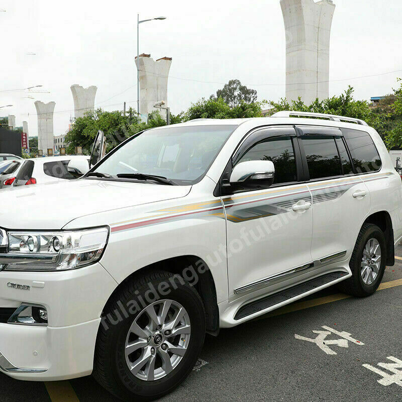 for Toyota for Land Cruiser 08-21 Window Visor Vent Sun Shade Rain Guard Door Visor