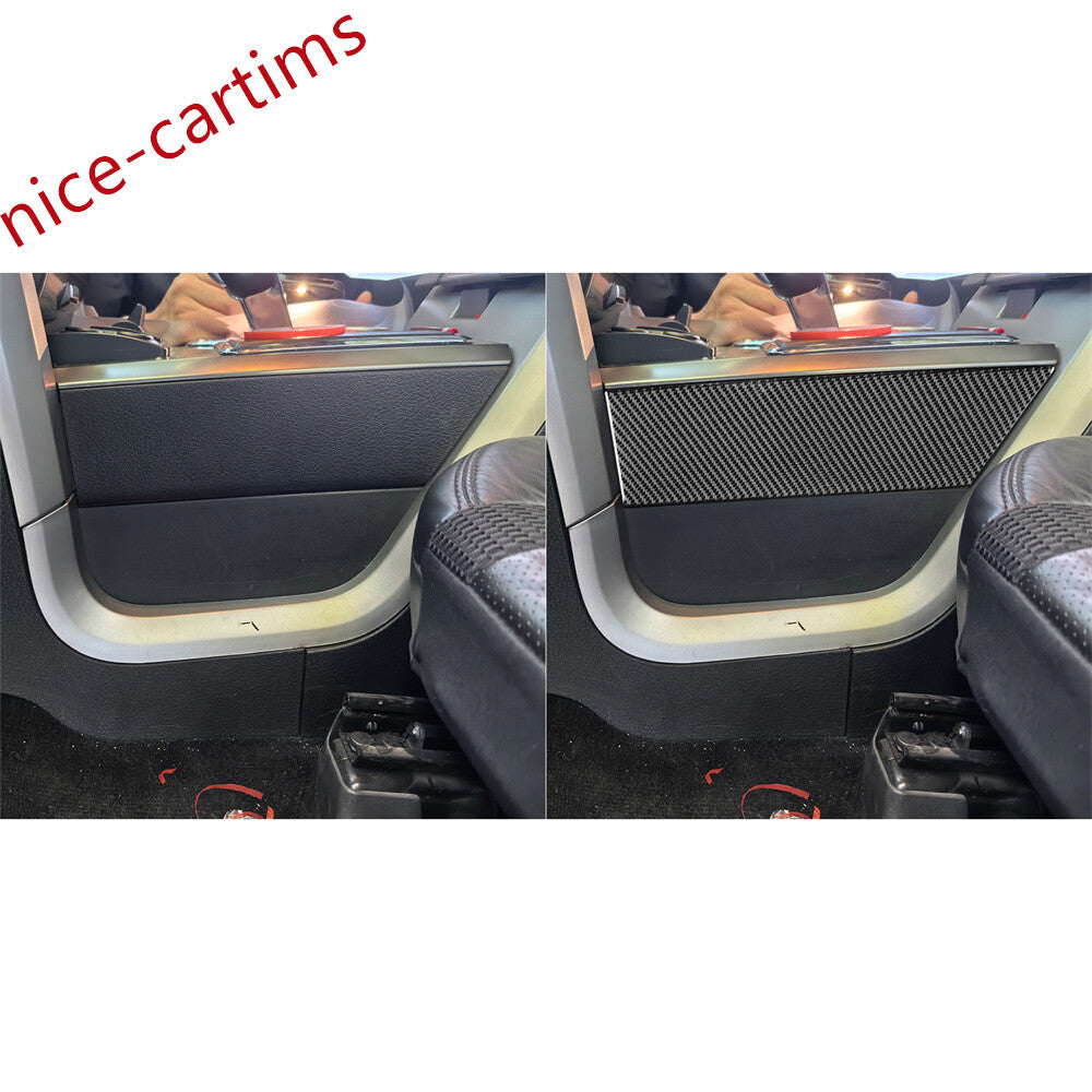 2¡ÁCarbon Fiber Center Console Gear Shift Side Panel Trim for Ford F150 2009-2014