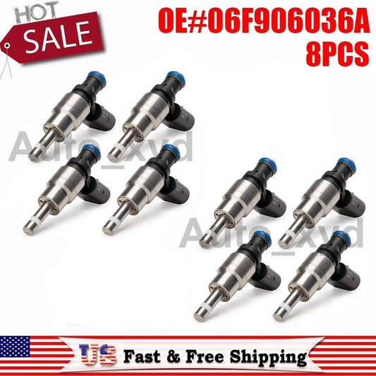 8X 06F906036A Fuel Injector NEW for AUDI A3 for A4 for A5 Q5 TT for VW CC EOS for JETTA for PASSAT