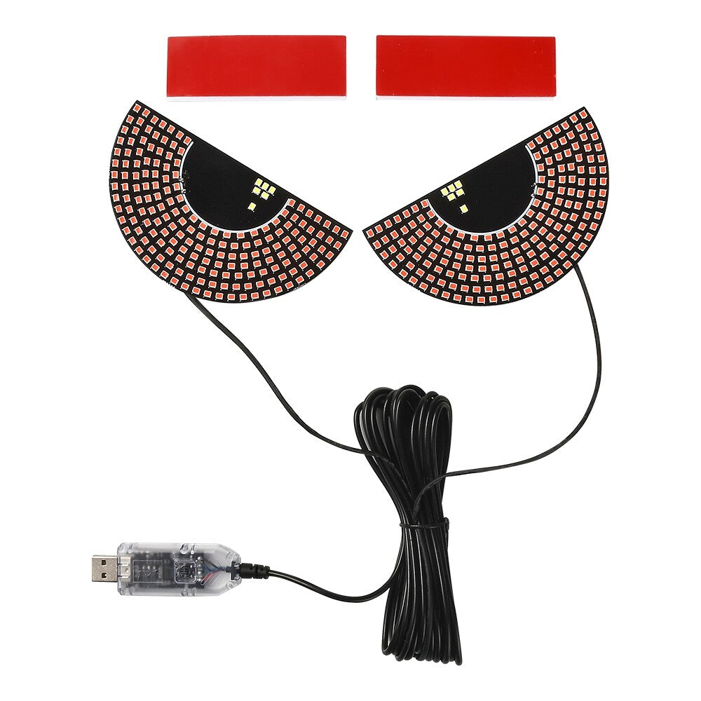 Red Devil Eye Light for Car Rear Window Demon Eye Flicker Road Rage Signal Light