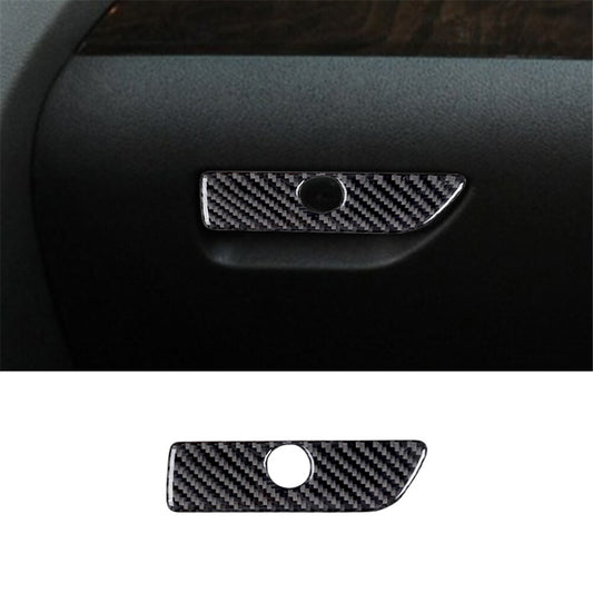 Carbon Fiber Storage Box Handle Panel Trim Cover Decor for Ford Explorer 2011-14